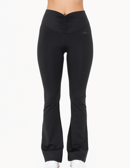 Scrunched Up Flare Legging