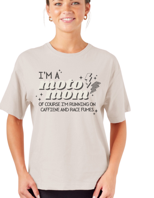 Moto Mom Oversize Tee