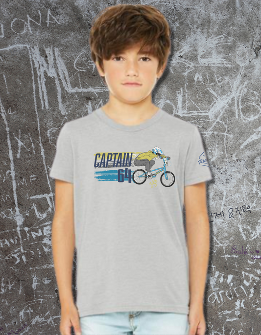 Nic Long Retro Sketch Youth Tee