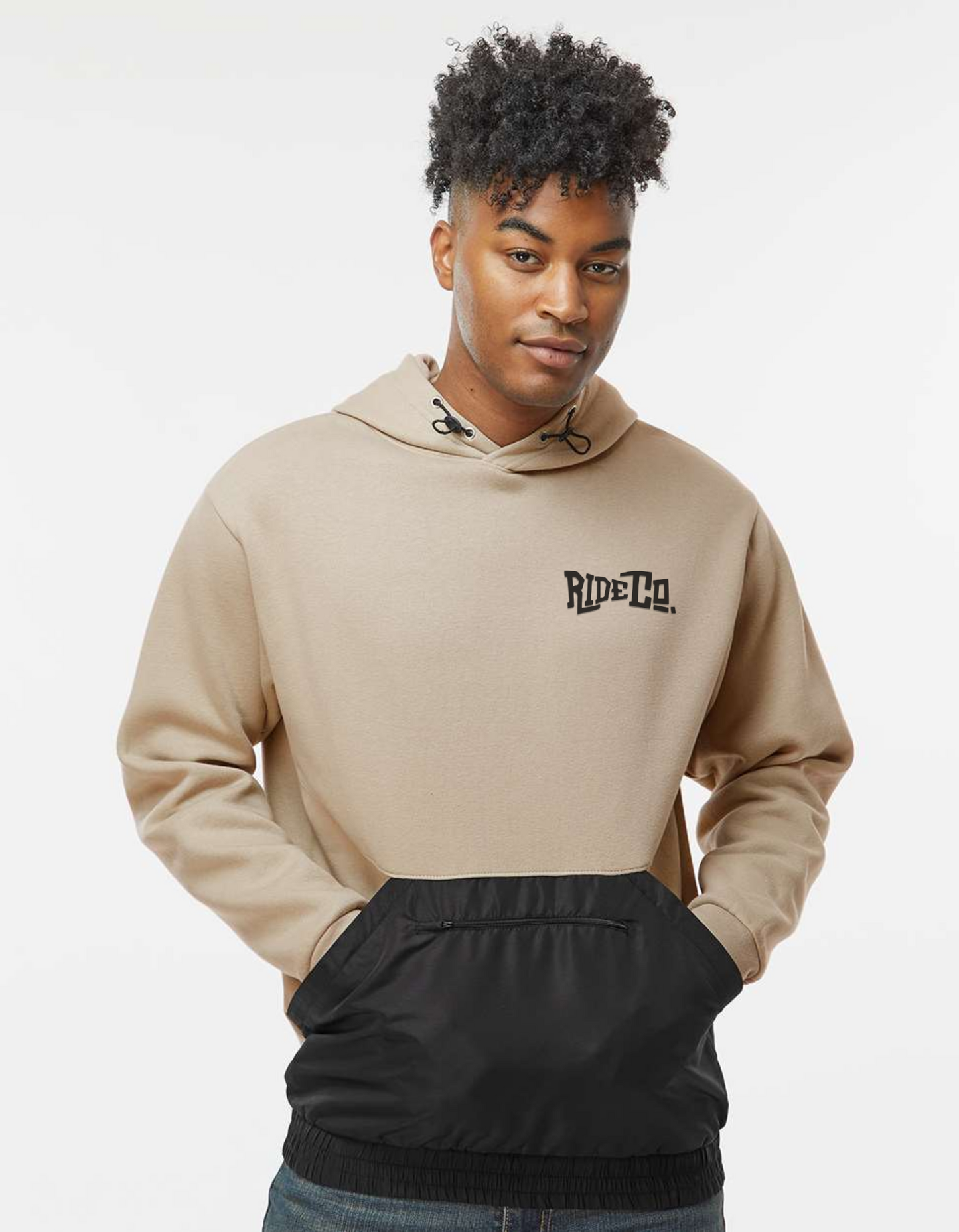 Mixed Media Hoodie