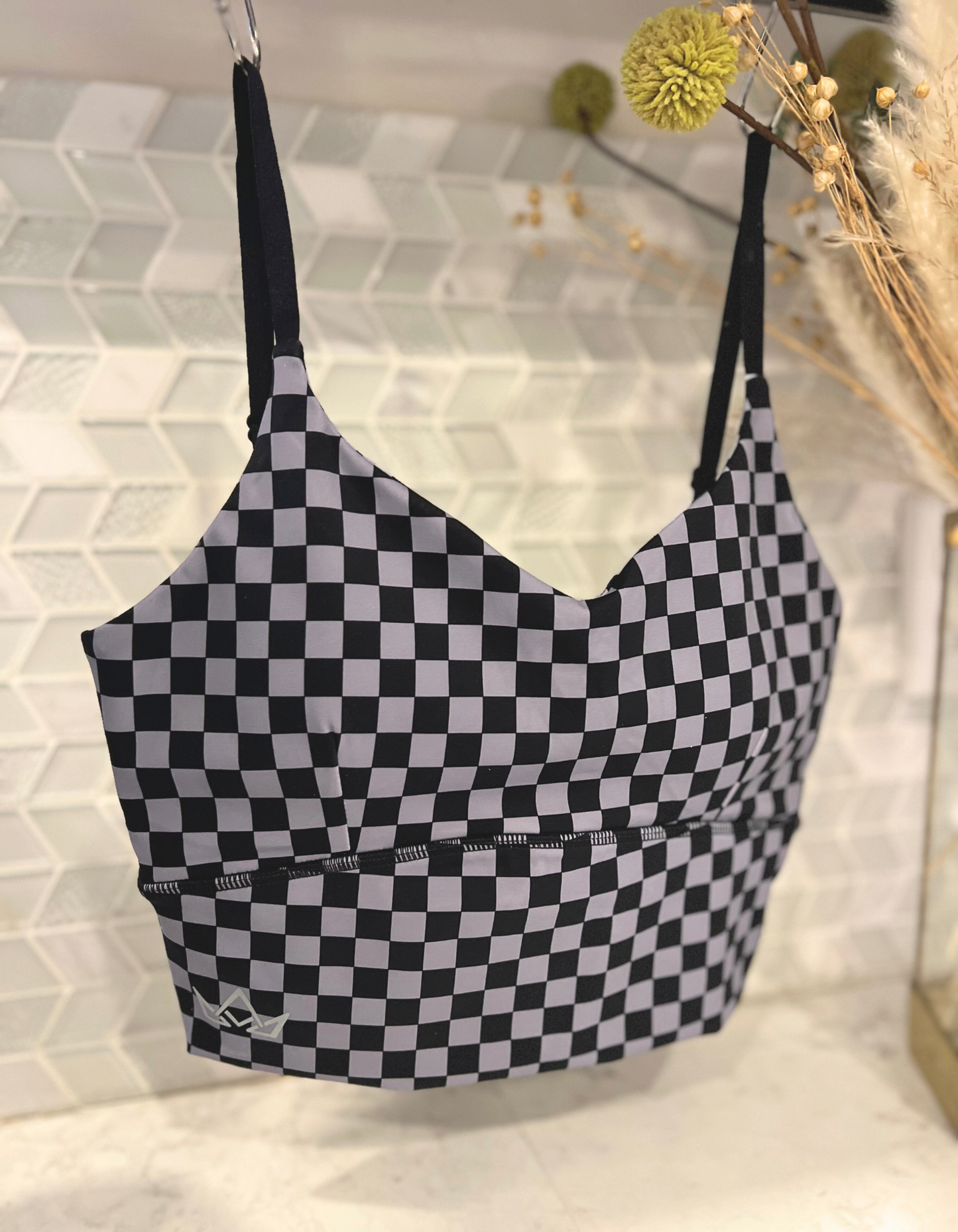 Checked Out Sports Bra Tank