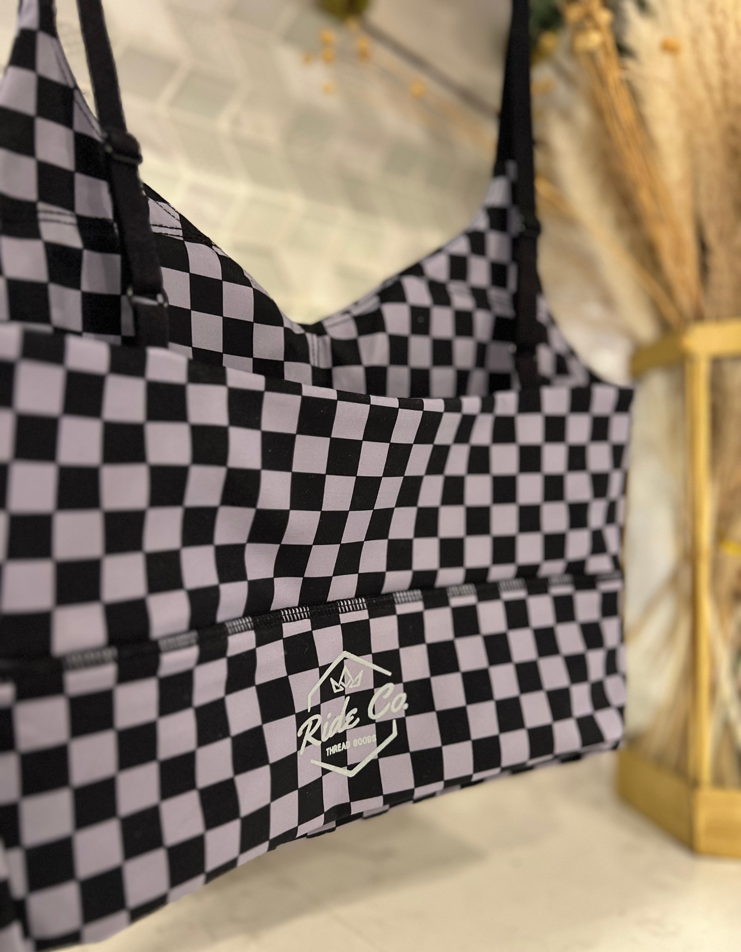Checked Out Sports Bra Tank