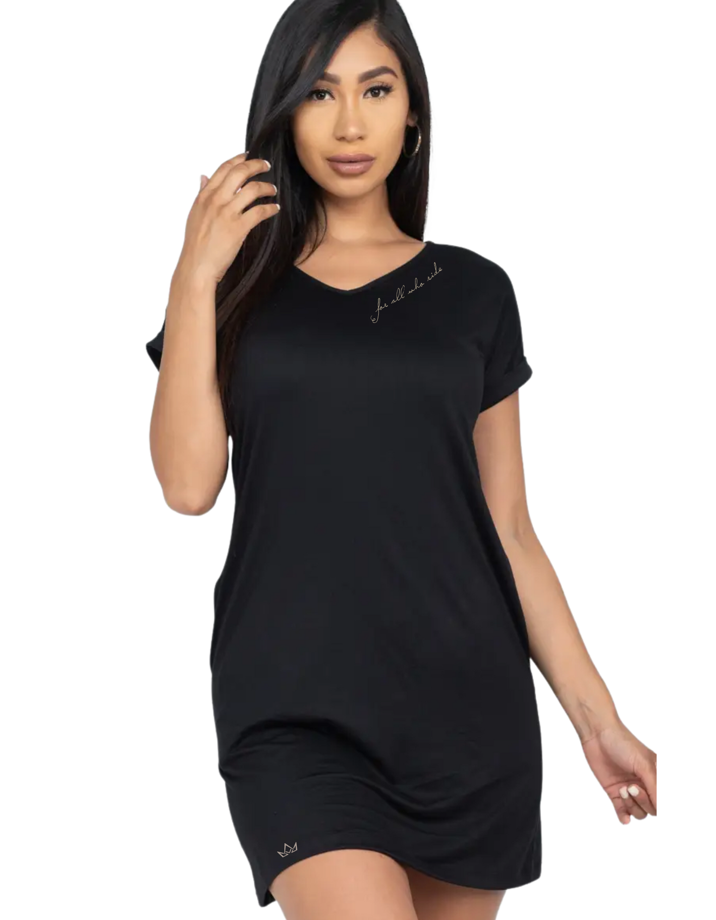 Skater V Neck Dress