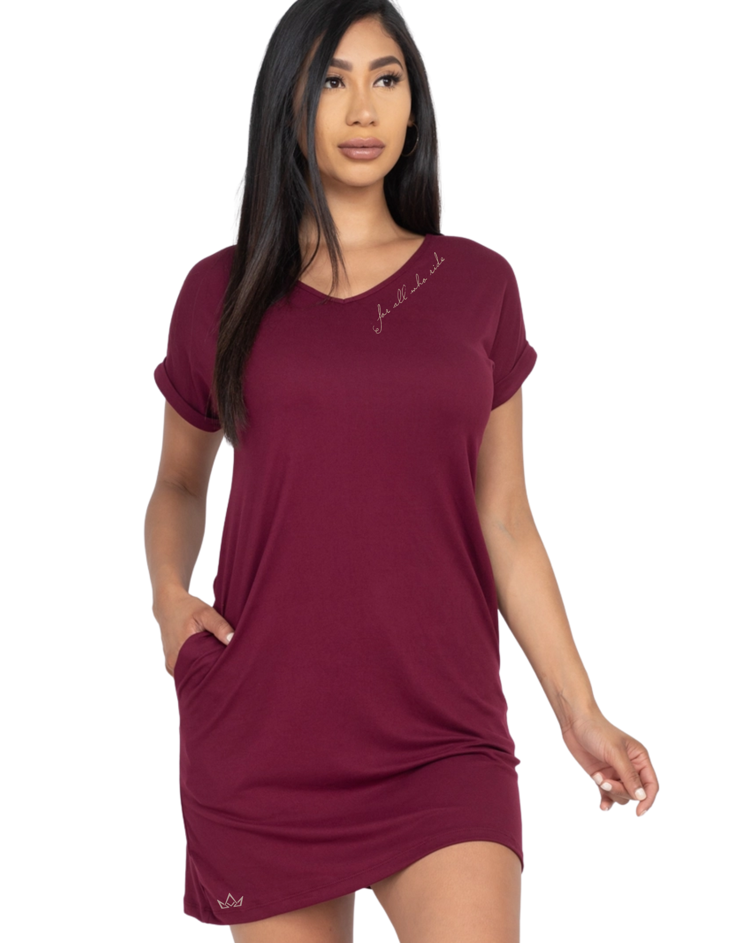 Skater V Neck Dress