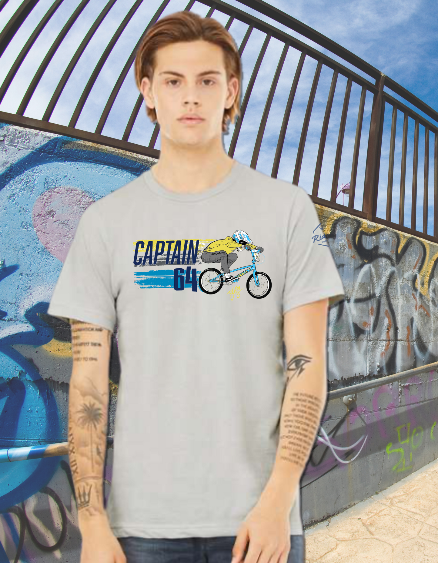 Nic Long Retro Sketch Tee