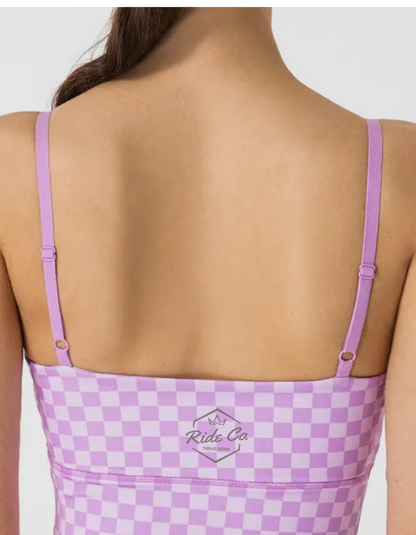 Checked Out Sports Bra Tank