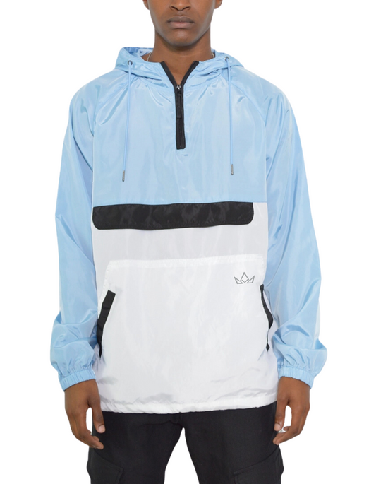 Color Block Windbreaker Jacket