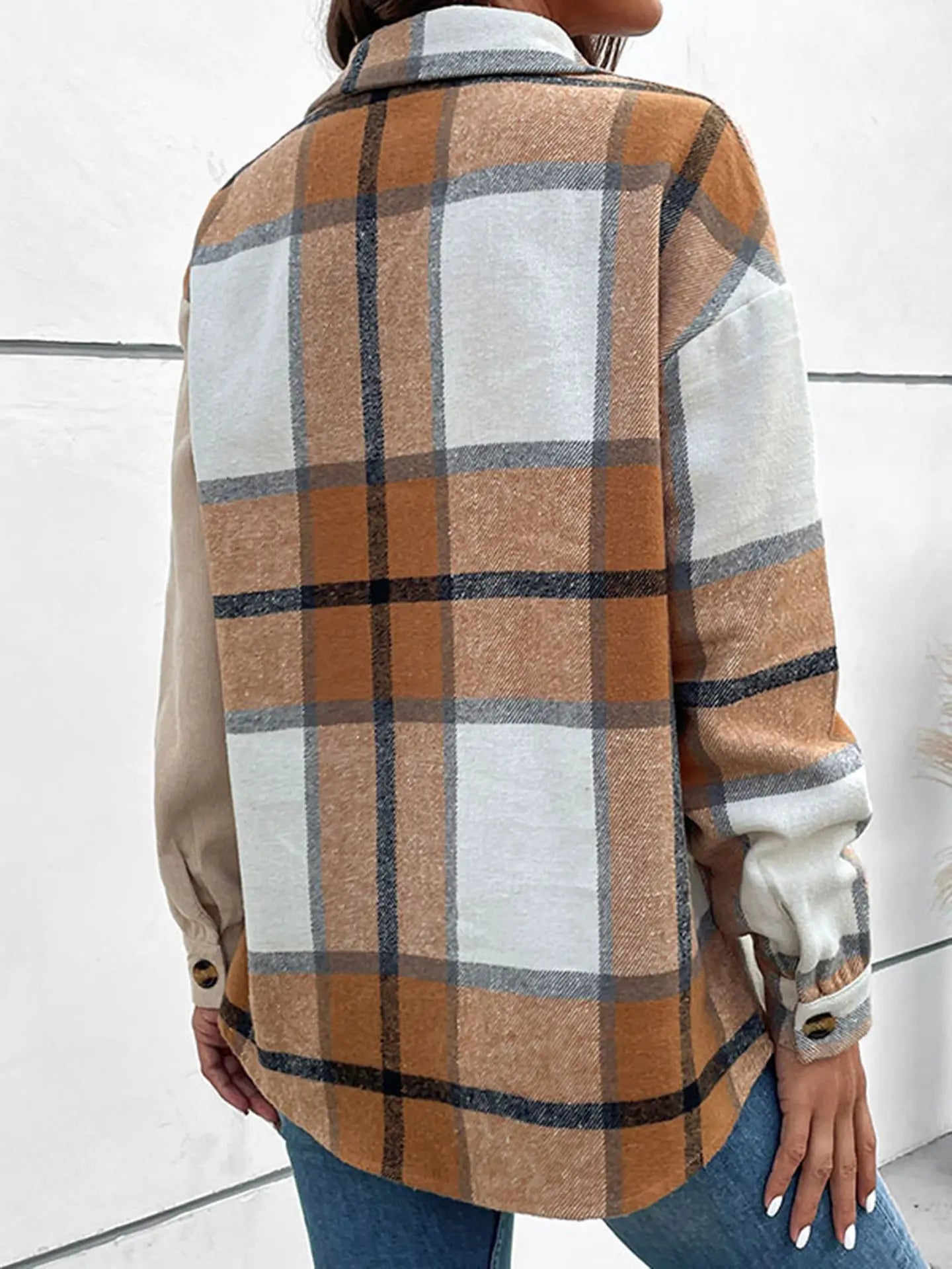 Split Flannel Shacket