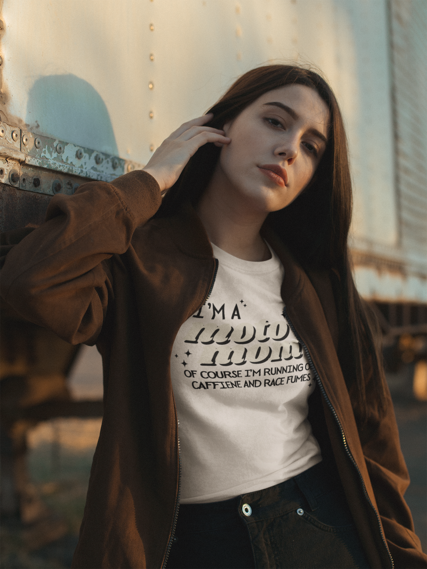 Moto Mom Oversize Tee