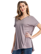 V Neck Oversize Pocket Tee