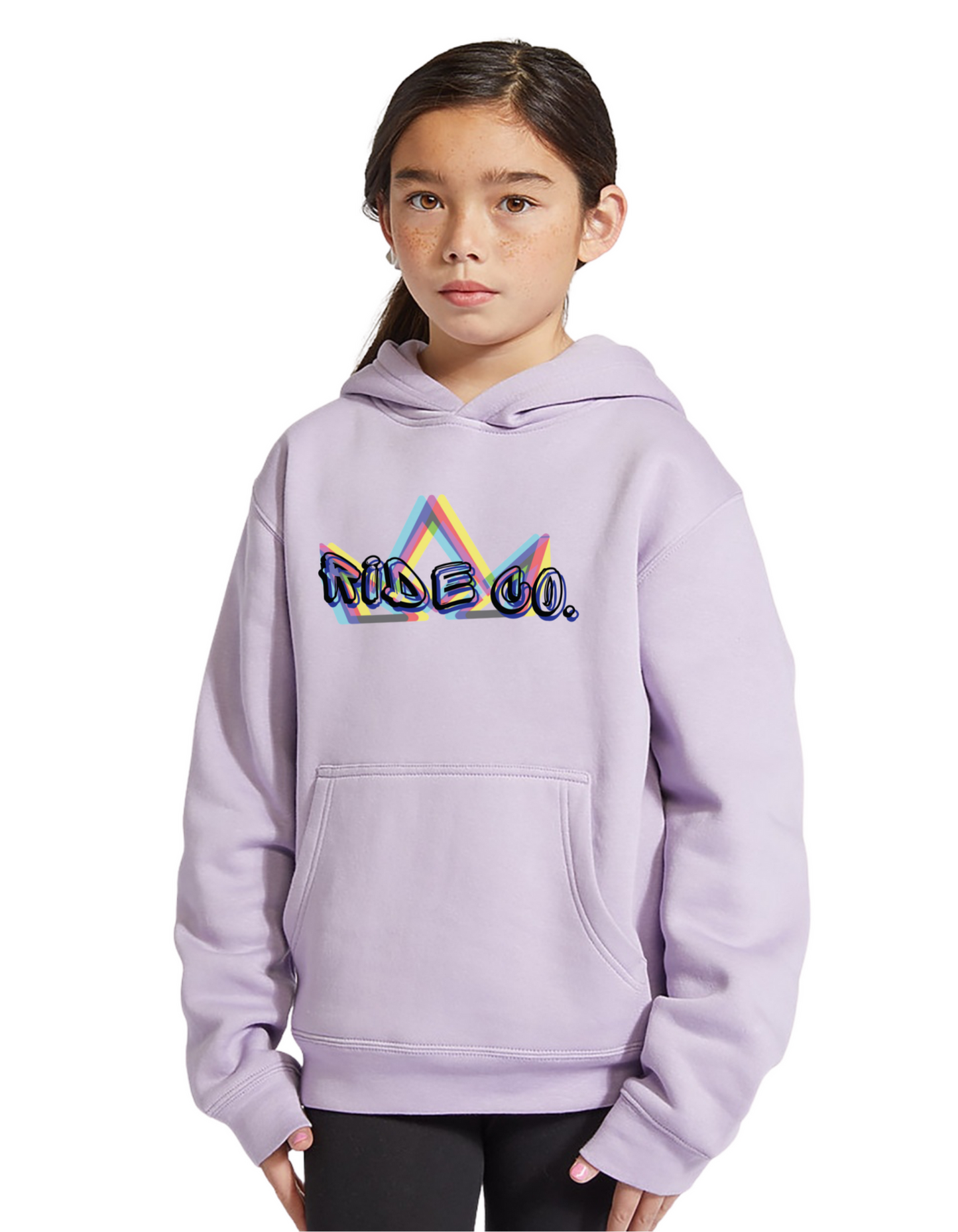 Rainbow Crown Youth Hoodie