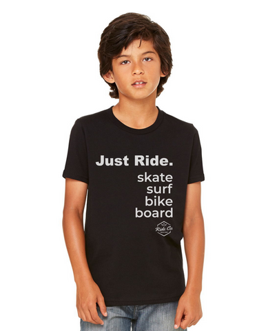 Just Ride. Youth Tee